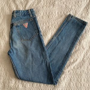 Georges Marciano by Guess vintage blue wash, high waisted jeans